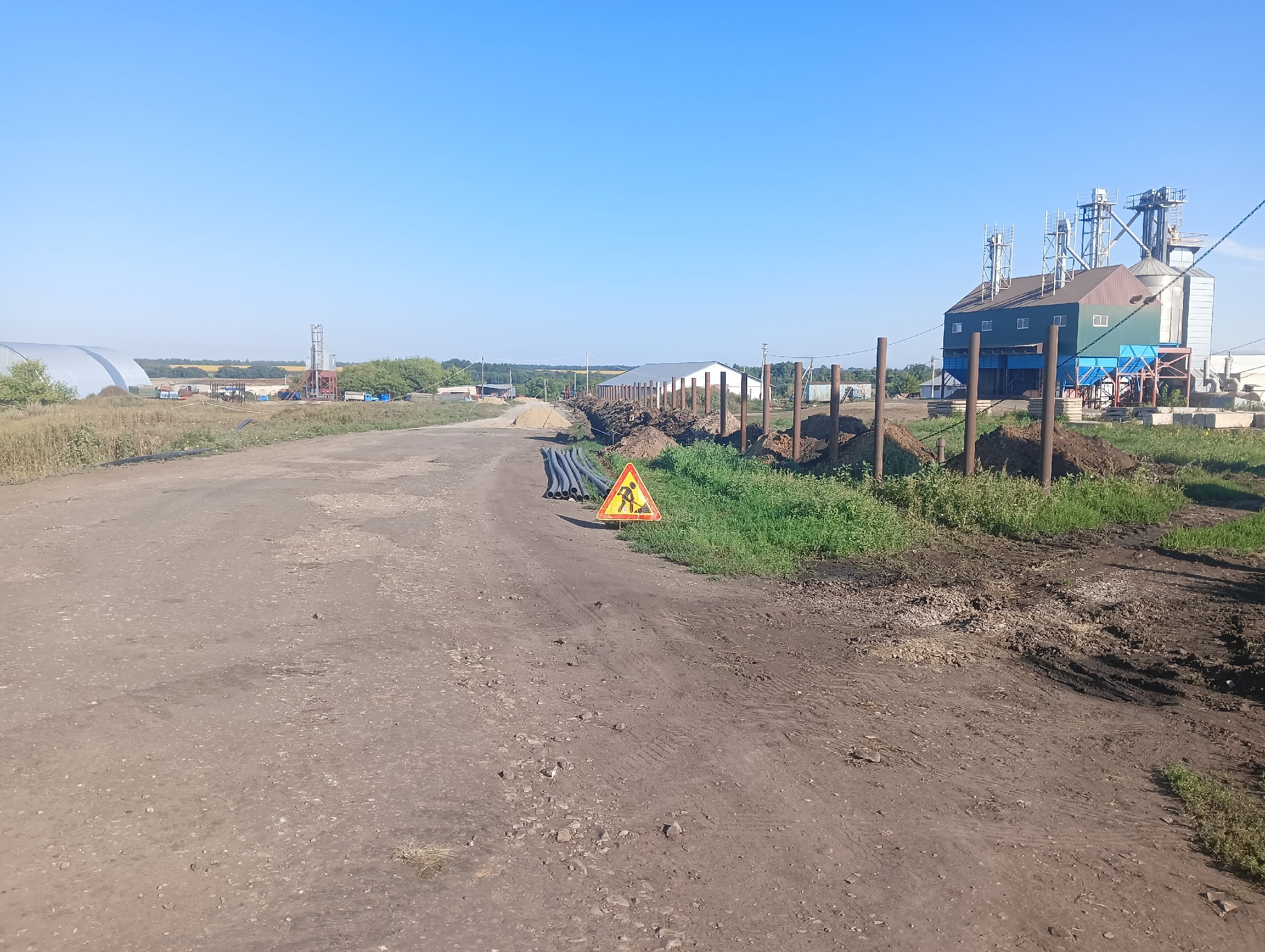 В с. Андреевка ремонтируют  водопроводную сеть